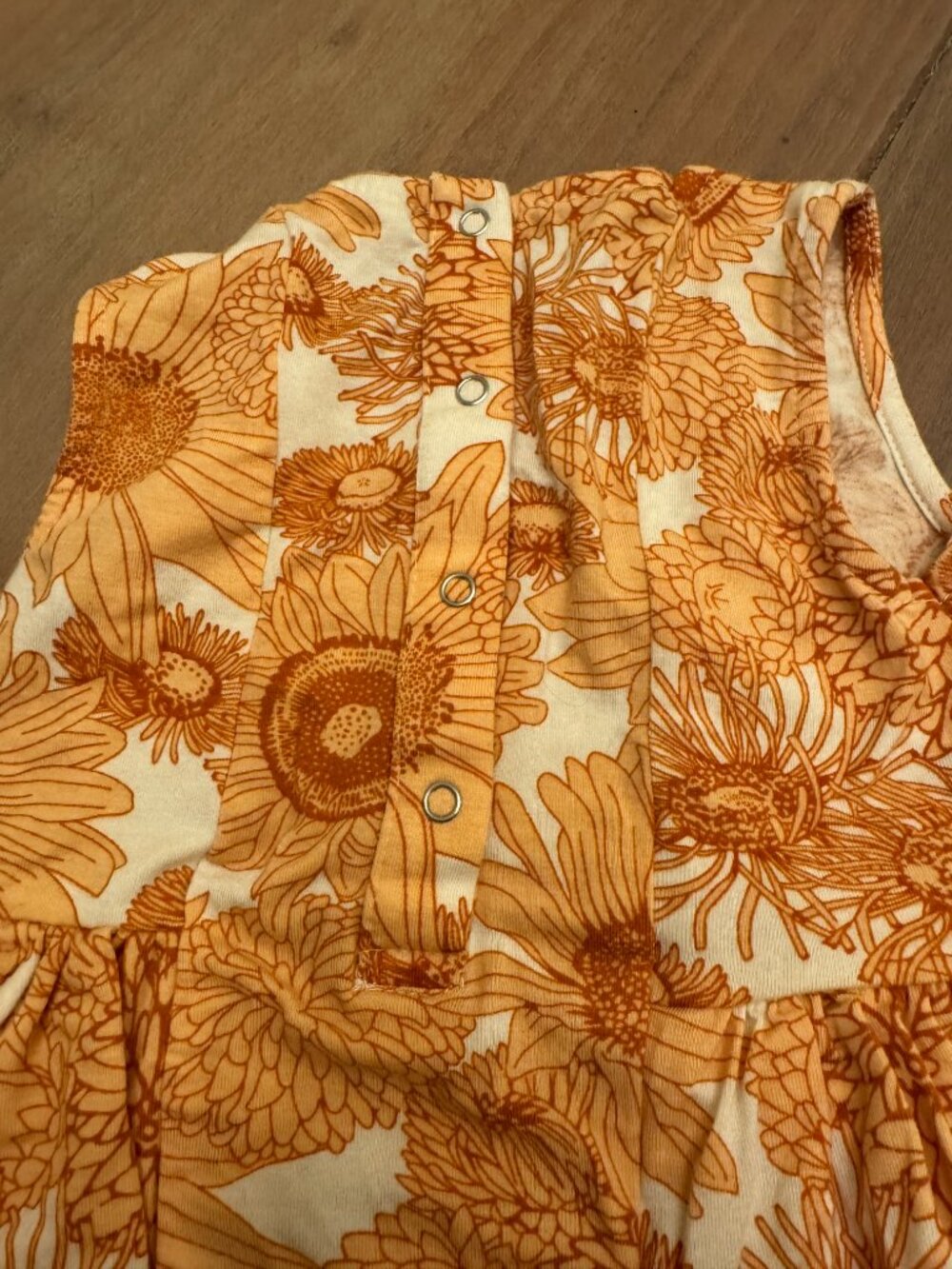 Kate Quinn Organic Sunflower Bubble Dress Marigold 12-18M - Picture 6 of 6